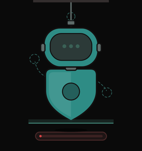 Trustie, the VTA Farm agent, powering up and floating above the provisioning platform